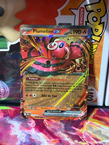 Pokémon Plumeline EX 018/094 Flammes fantasmagoriques - ME.02