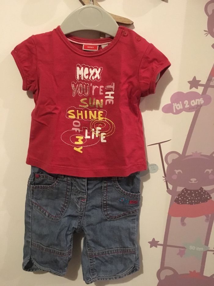 Ensemble fille été “mexx” 6/9 mois - photo numéro 5