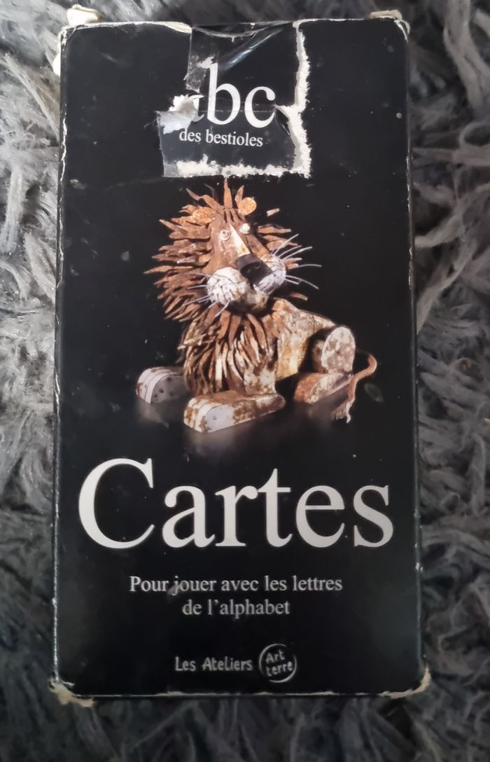 Jeu de cartes ABC des Bestioles
