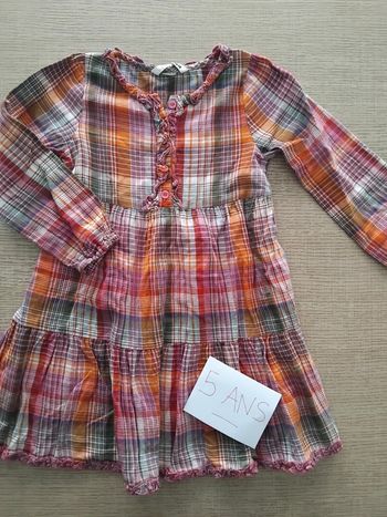 Robe manches longues 5 ans *