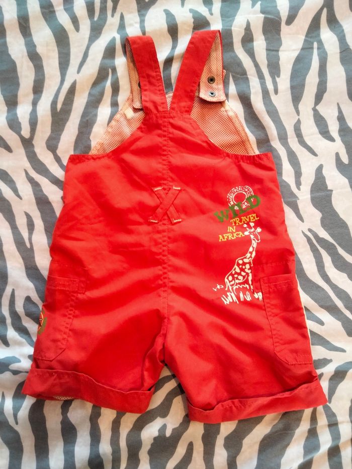 Salopette short bébé garçon - photo numéro 3