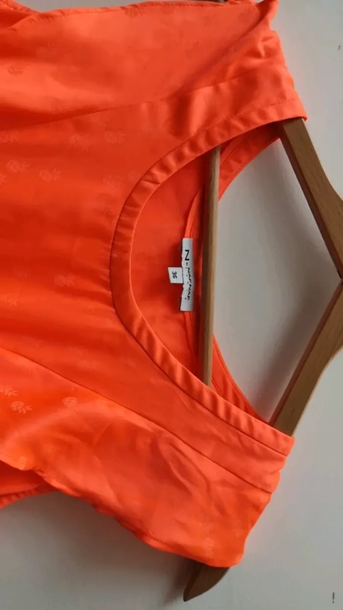 Jolie robe été orange - photo numéro 3