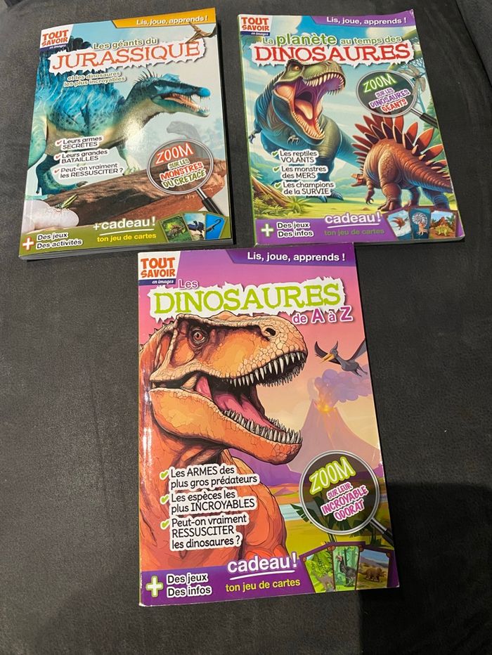 Lot de 3 magasines  pour enfants
