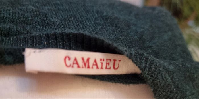 Pull Camaïeu Neuf Vert foncé - photo numéro 7