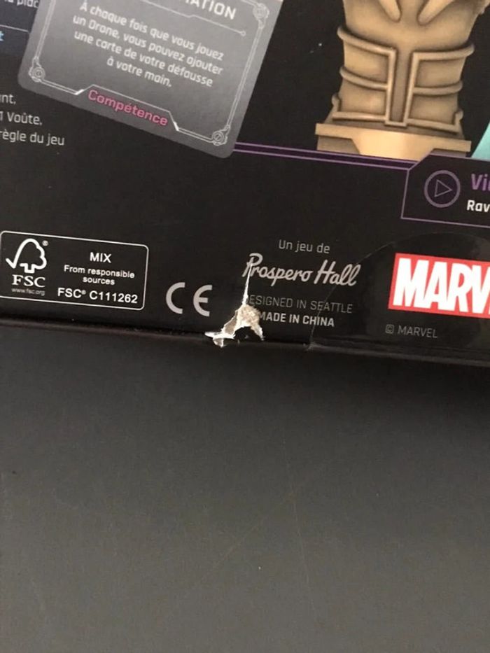 Jeu de société villainous Marvel neuf ravensburger - photo numéro 3