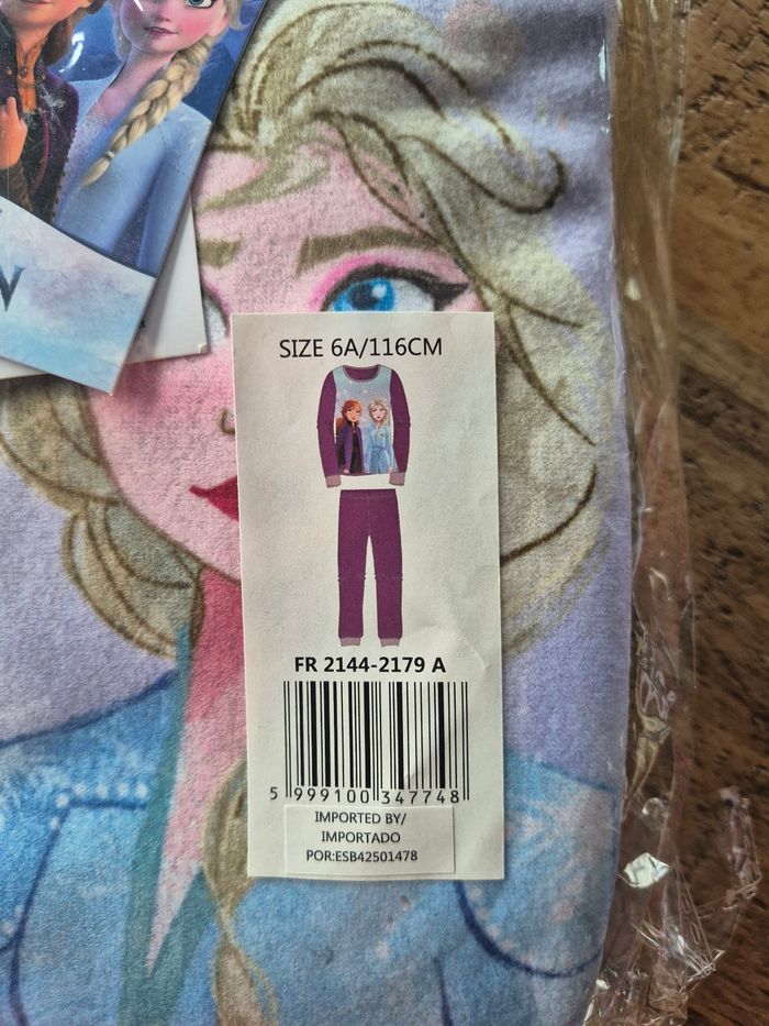 Pyjama Fille Reine des Neiges 6 ans - photo numéro 2