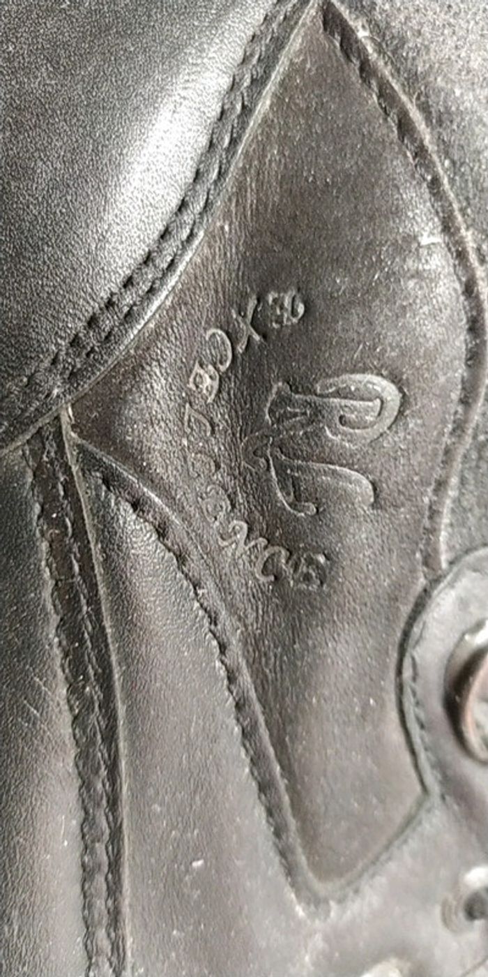 Chaussures montantes en cuir P38 - photo numéro 6