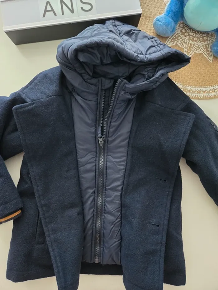 Manteau chaud lulu castagnette 4ans - photo numéro 3