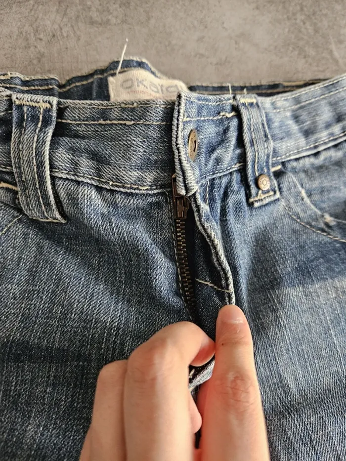 Jean droit garçon - Taille 7 ans (120cm) - Okaidi - Bleu - photo numéro 6