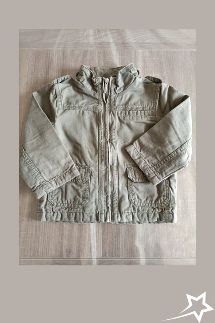 Blouson kaki mi saison Obaibi 23 mois