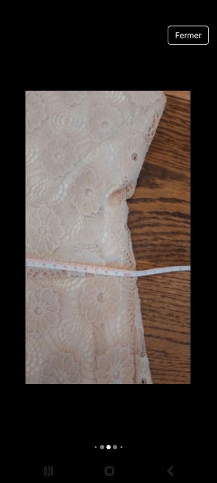 Magnifique Robe dentelles beige Paprika L - photo numéro 14