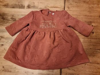 Petite robe hiver terracota