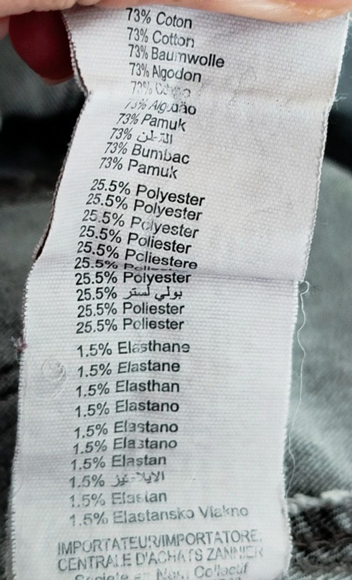 Jupe en jean grise Lisa Rose taille 8 ans - photo numéro 4