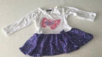 Robe à manches longues fille 3 ans