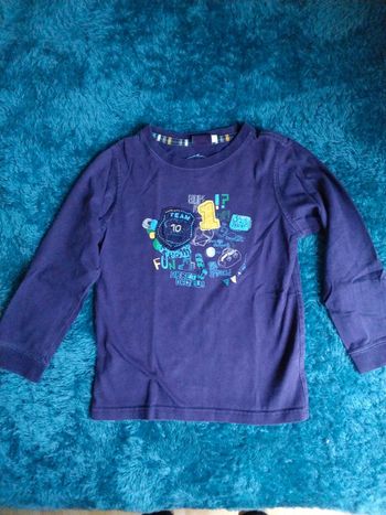 Tee shirt manche longue Violet Sergent Major 6ans