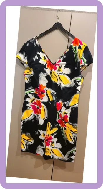Robe en coton fleurie taille 44