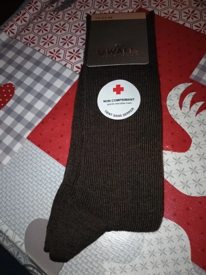 Chaussettes homme Walk de très grande qualité non comprimante