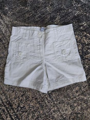 Short blanc 7 ans - Okaïdi