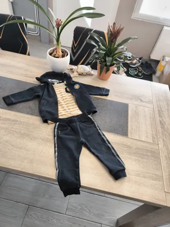 Ensemble 3 pièces de qualité garçon 18 mois 86cm 3 Pommes