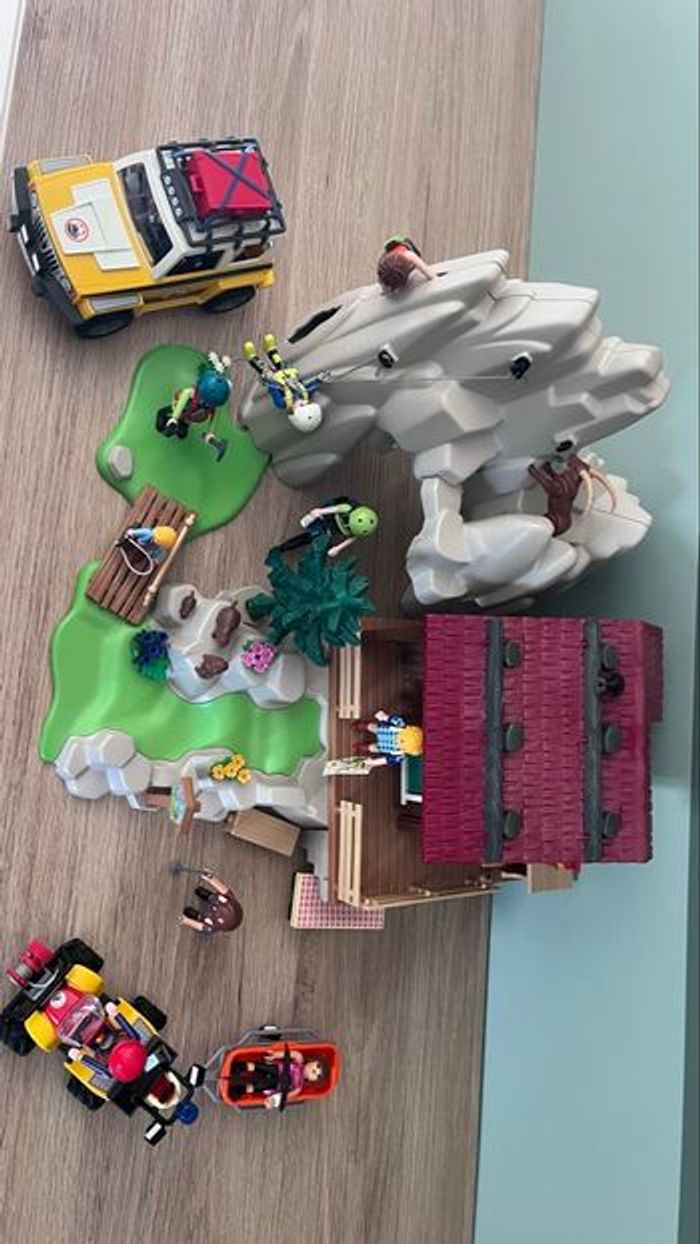 Lot Playmobil montagne
