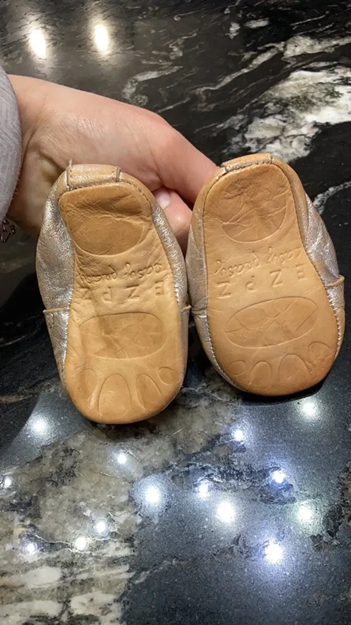 Chaussons cuir Easy Peasy 0-6 mois - photo numéro 4
