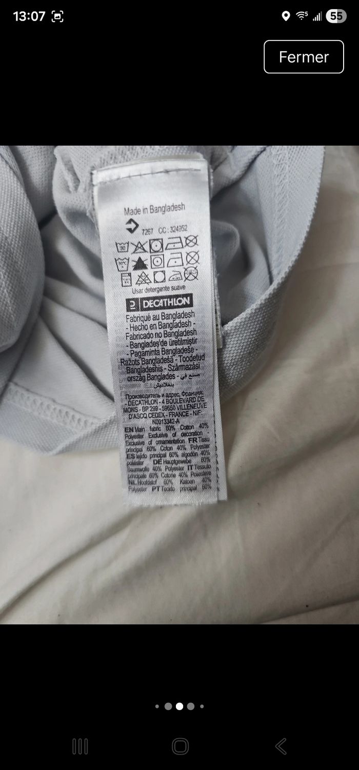 Polo manche courte decathlon - photo numéro 7