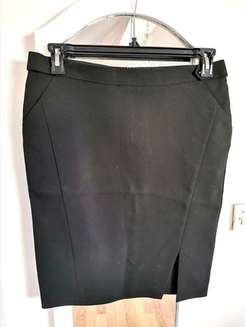 Jupe crayon noir femme
