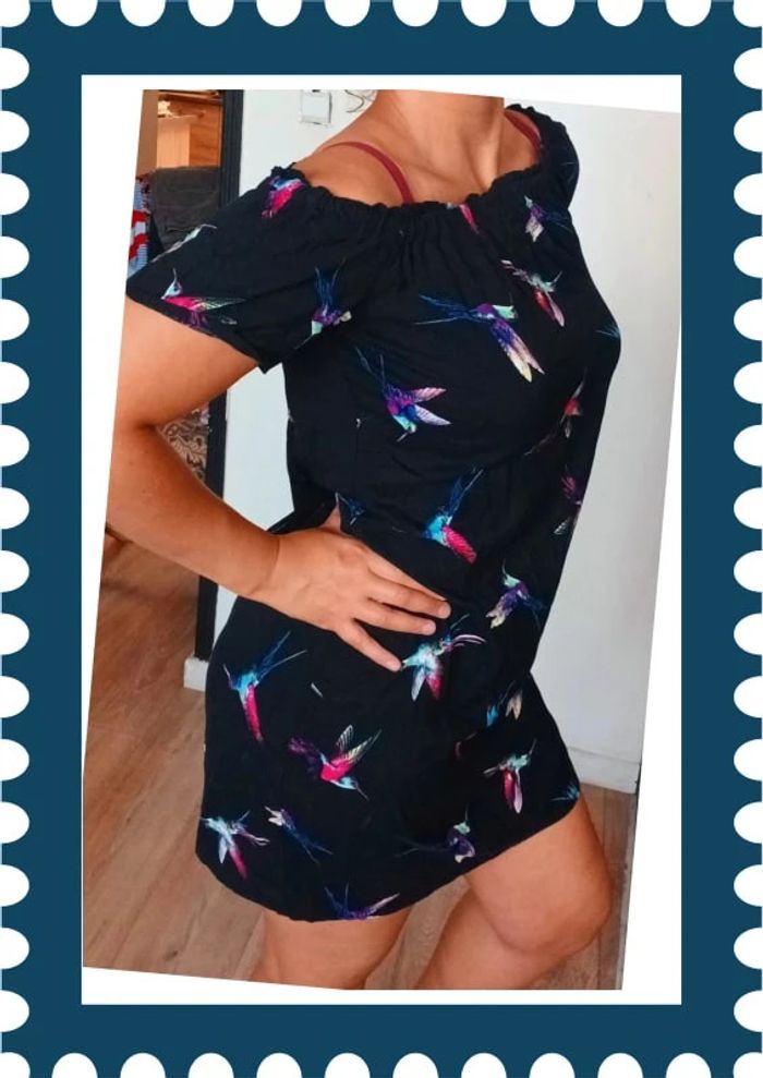 Jolie robe d'été épaules dénudées Yessica taille 38 - photo numéro 3