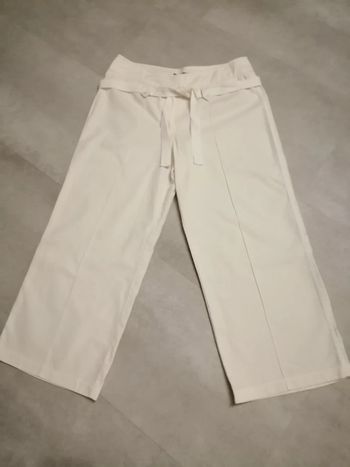 Pantacourt blanc Taille 38  3Suisses