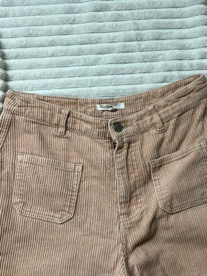 Pantalon velours plissée bizzbee - photo numéro 3