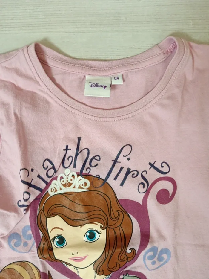 Tee shirt 6 ans princesse sofia - photo numéro 3