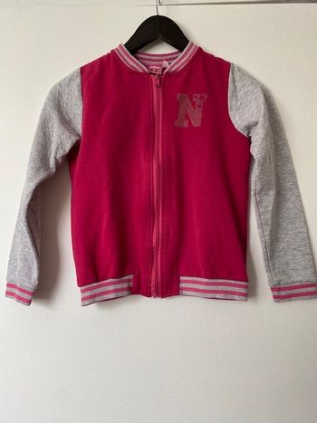 Gilet zippé bicolore