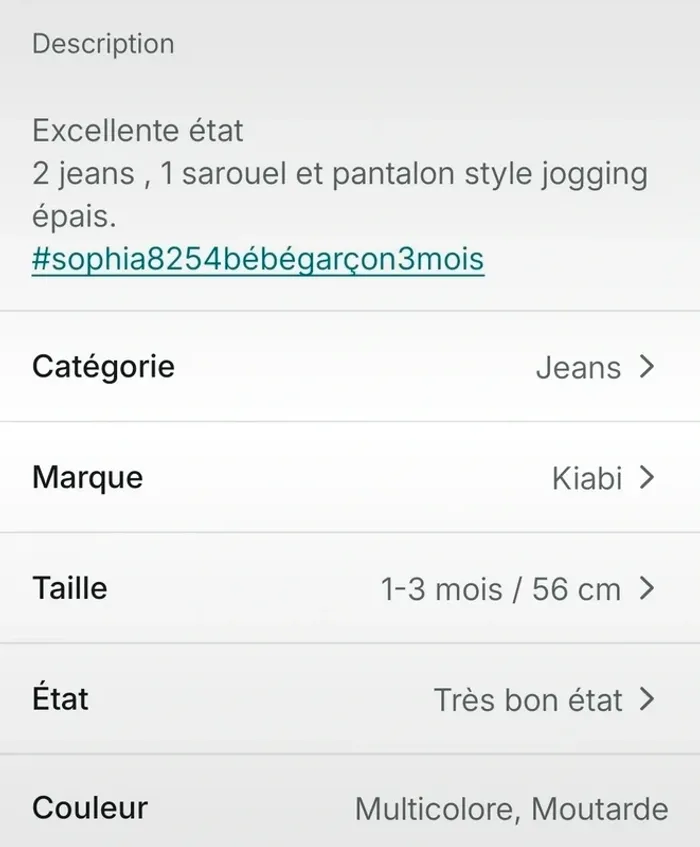 Lot de pantalons 3 mois bébé garçon - photo numéro 6