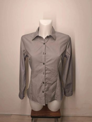Chemise J. Harvest & Frost Femme Taille 38 Rayure Gris
