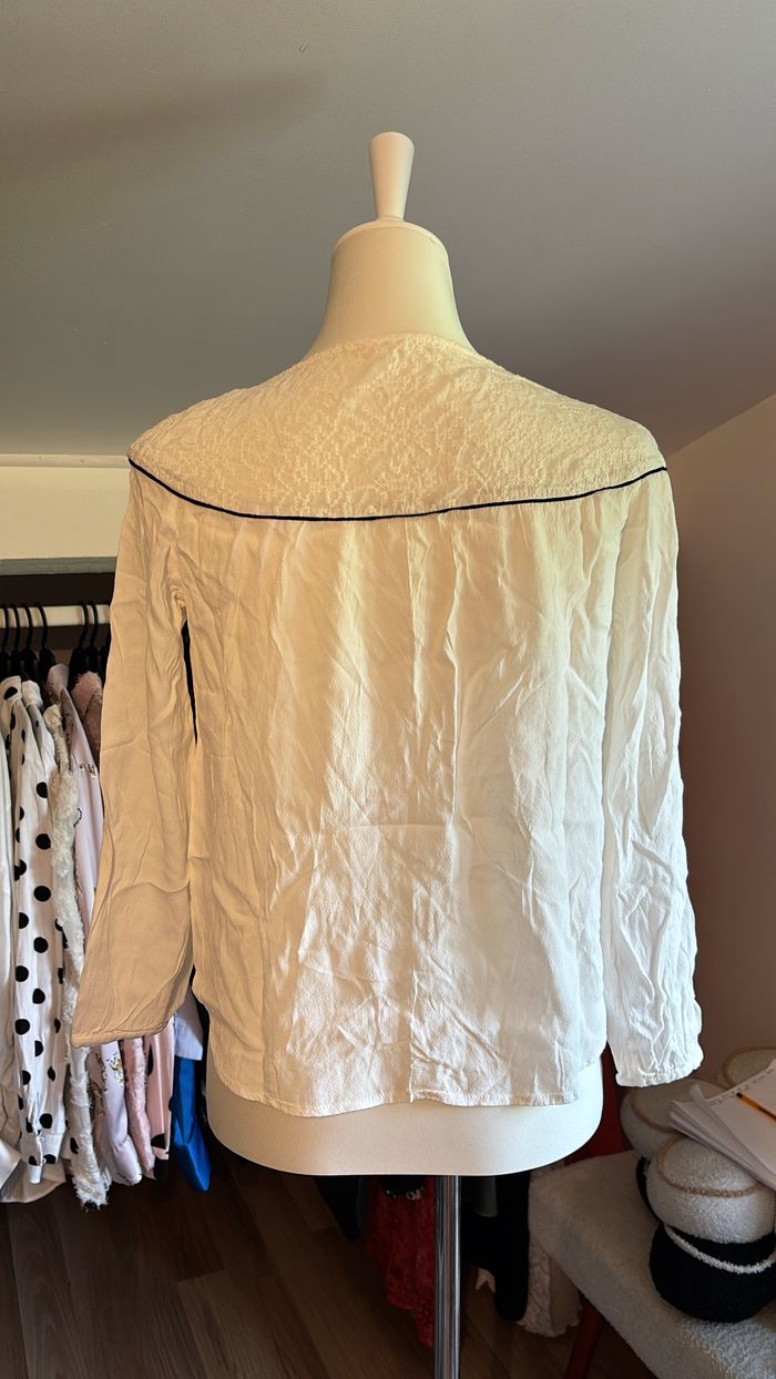 Blouse blanche Naf Naf T34 - photo numéro 2