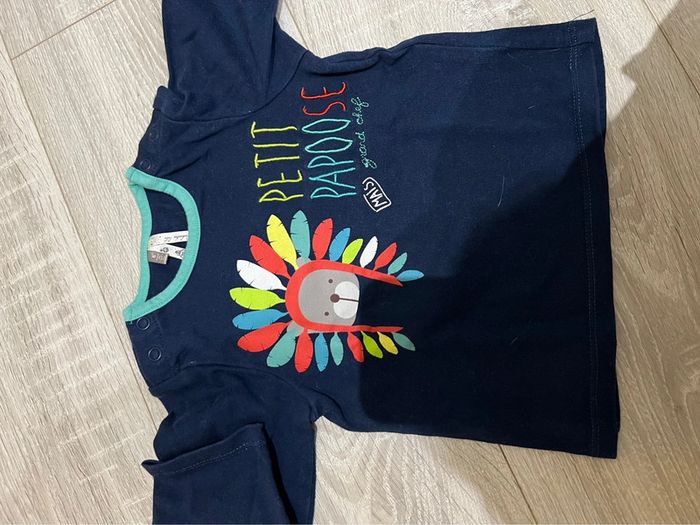 Lot tee shirt ML 6 mois - photo numéro 4