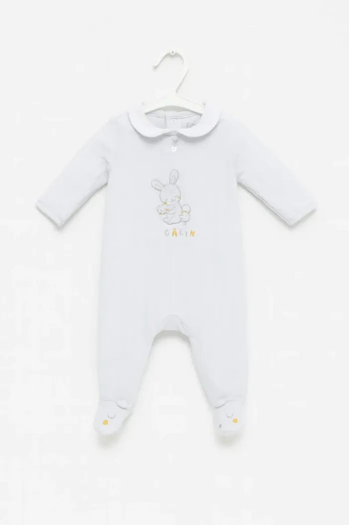 Pyjama blanc – Mon Premier Major – 3 mois