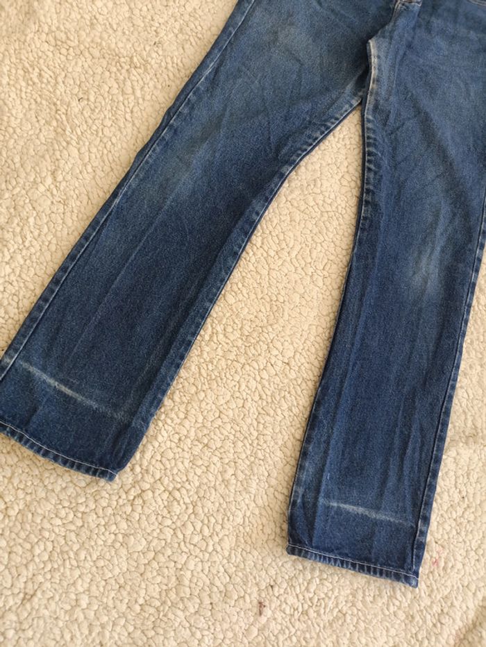 Jean brut taille haute Eunina Usa vintage années 90 coupe droite - photo numéro 4