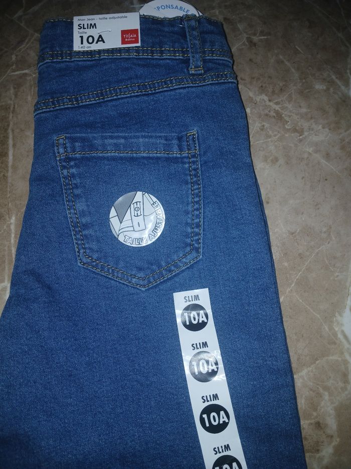 Pantalon fille slim