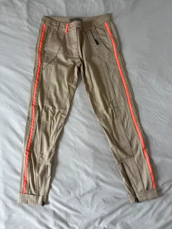 Pantalon Gustav beige avec bandes fluo - Taille 36