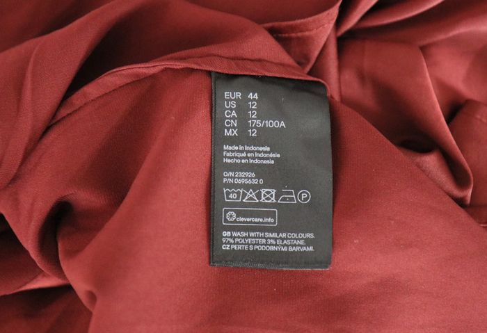 H&M - Chemise bordeaux - photo numéro 4
