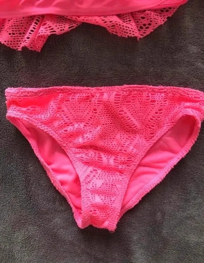 Maillot de bain fille rose Lili marelle - photo numéro 6