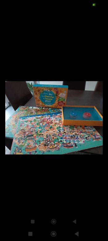 Mon jeu cherche et trouve géant autour du monde jeu complet