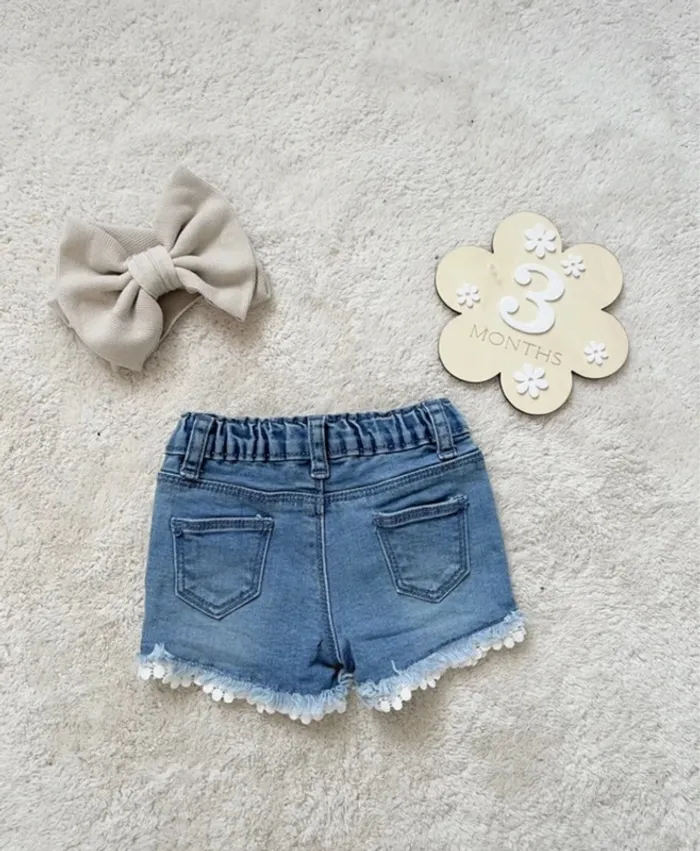 Short jean 3 mois - photo numéro 2