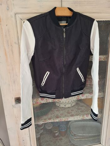 Blouson bi matière