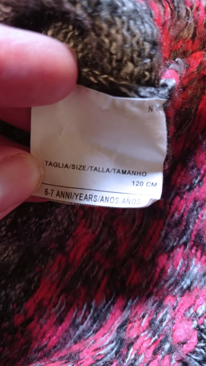 🦄Pull hiver, United Colors of Benetton, taille 6-7 ans, 120cm - photo numéro 4