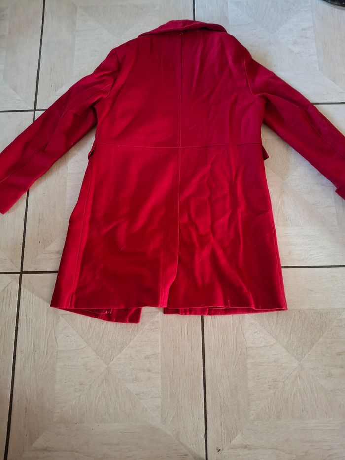 Dufflecoat rouge/bordeaux - photo numéro 6