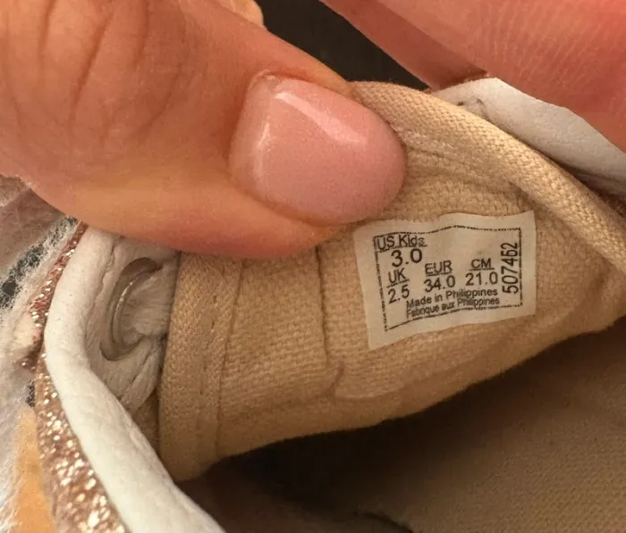 Vans filles or rose taille 34 - photo numéro 4