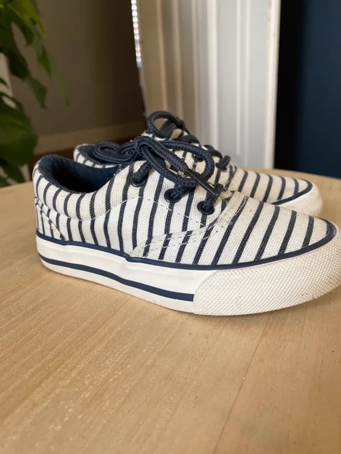 Chaussure en toile rayé Creeks