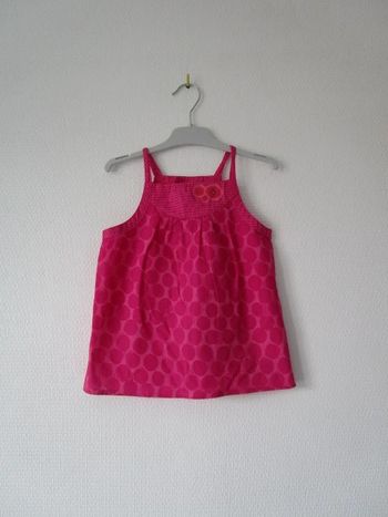 Tunique fuchsia DPAM 4 ans TBE